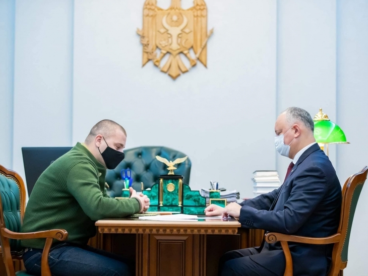 Игорь Додон поблагодарил главу комитета «Победа» за работу по сохранению исторической памяти