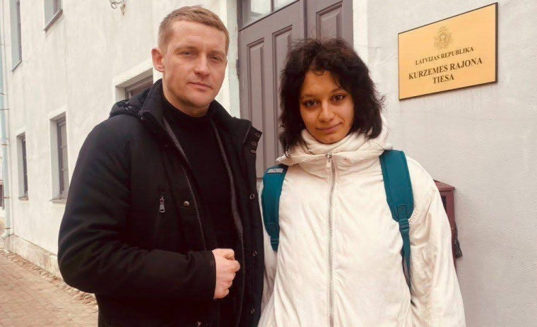 В Латвии прошло очередное заседание суда по делу Татьяны Андриец и Александра Жгуна