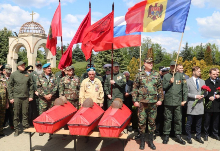 Останки советских воинов перезахоронили на Шерпенском плацдарме в Молдавии