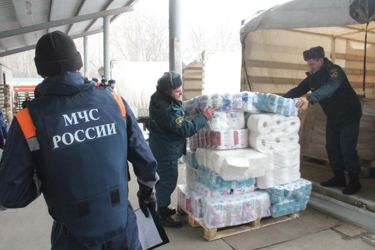 Россия доставила на Украину почти полторы тысячи тонн гуманитарной помощи