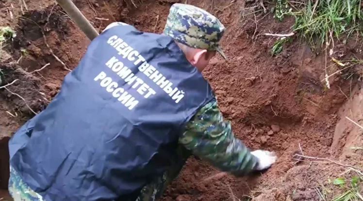 Останки убитых нацистами мирных жителей обнаружили под Тулой