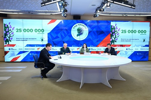 Двадцать пять миллионов деревьев высадили в рамках акции «Сад памяти»