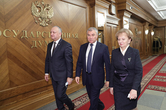 Володин оценил закон о статусе русского языка в Молдавии